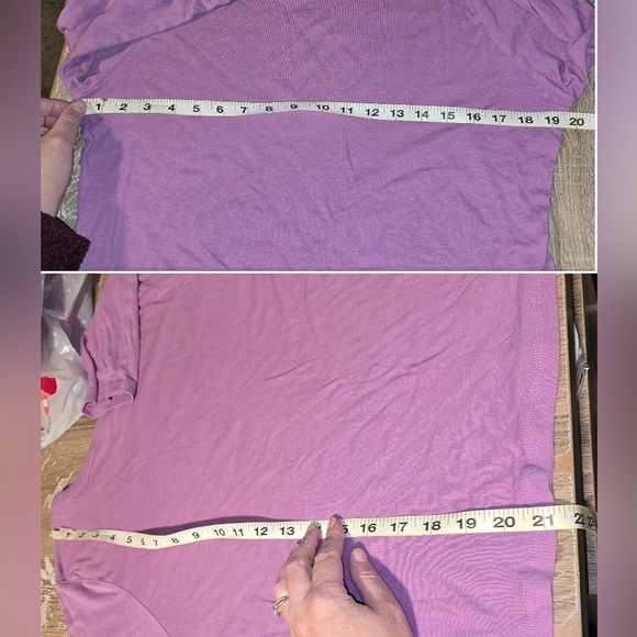 LOT of 2 Tops Rebellious One from Macy's Graphic Tees Junior's XL or Women's L - Picture 13 of 13